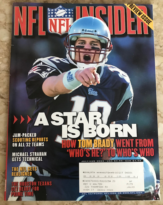 Jul Aug - Tom Brady