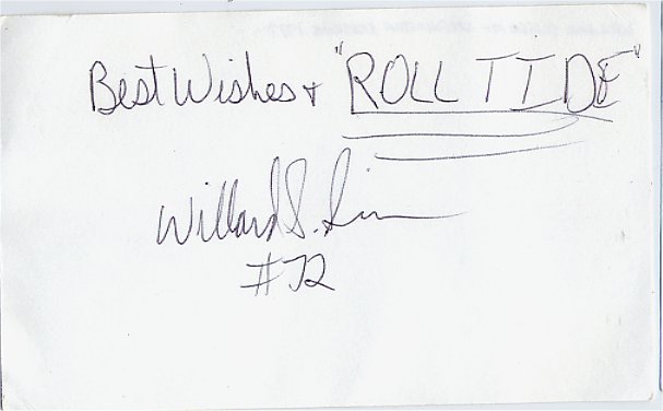 Willard Scissrim - Washington Redskins