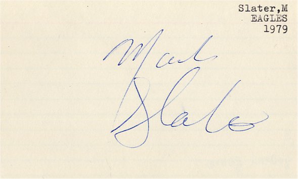 Mark Slater - Philadelphia Eagles