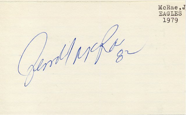 Jerrold McRae - Philadelphia Eagles