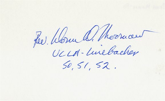 Donn Moomaw - UCLA Bruins