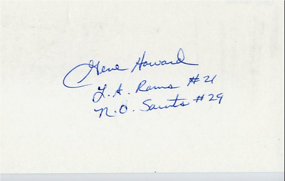 Gene Howard - New Orleans Saints