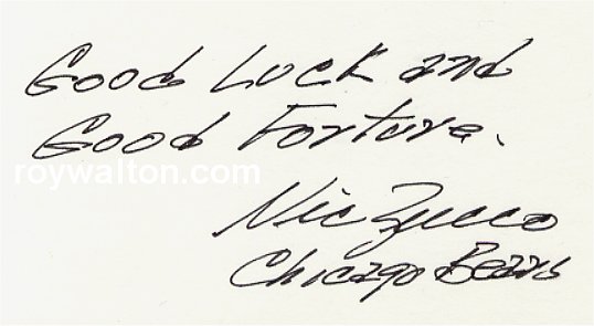 Vic Zucco - Chicago Bears
