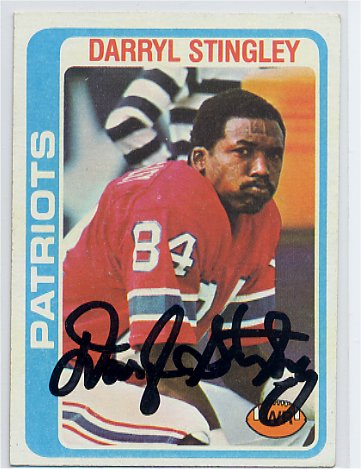 Darryl Stingley - New England Patriots