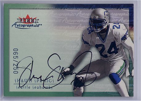 Shawn Springs - Seattle Seahawks