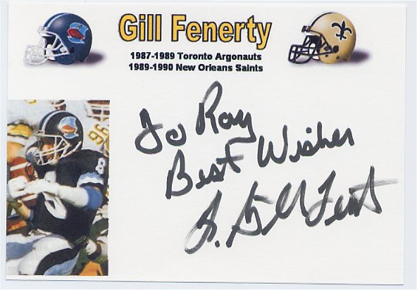 Gil Fenerty - New Orleans Saints