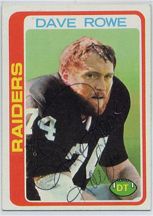 Dave Rowe - Oakland Raiders