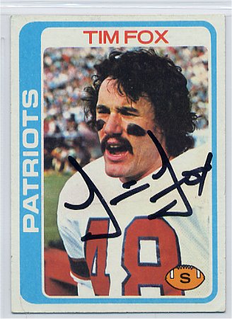 Tim Fox - New England Patriots