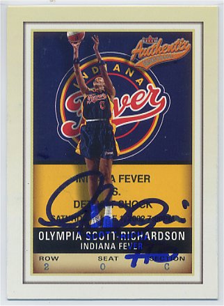 Olympia Scott~Richardson - WNBA Indiana Fever