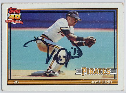 Jose Lind - Pittsburgh Pirates