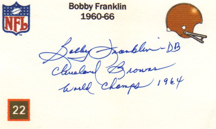 Bobby Franklin - Cleveland Browns