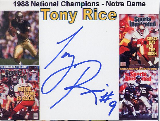Tony Rice - Notre Dame