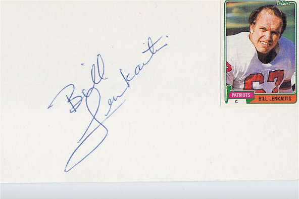 Bill Lenkaitis - New England Patriots