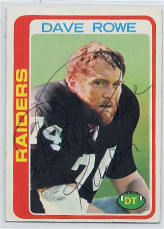 Dave Rowe - Oakland Raiders