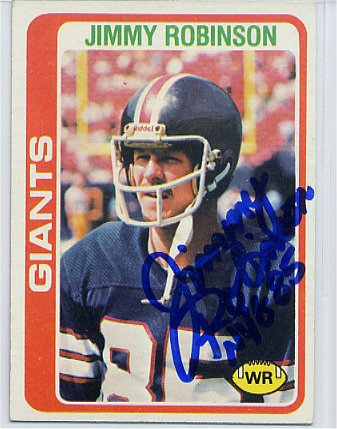 Jimmy Robinson - New York Giants