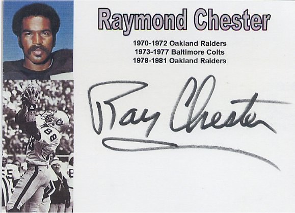 Raymond Chester - Oakland Raiders
