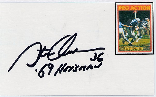 Steve Owens - Detroit Lions