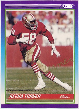 Keena Turner - San Francisco 49ers
