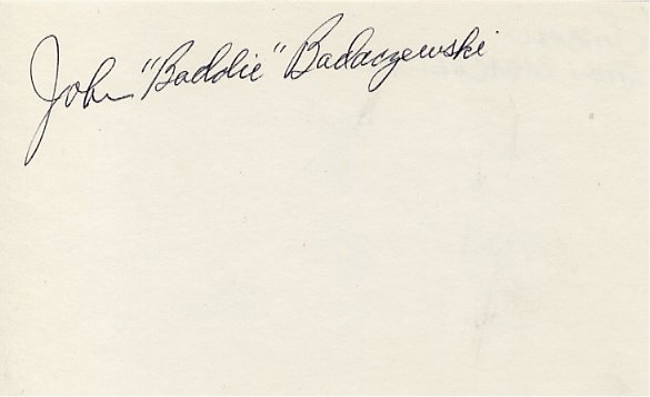 John Badaczewski - Boston Yanks