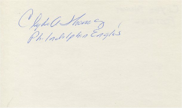 Clyde Thomas - Philadelphia Eagles