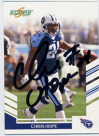 Chris Hope - Tennessee Titans