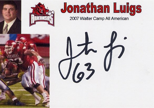 Jonathan Luigs - Arkansas Razorbacks