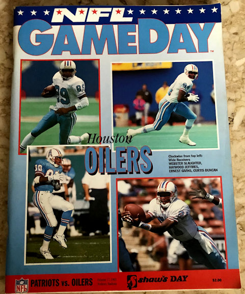 Patriots vs Oilers - 10/17/1993
