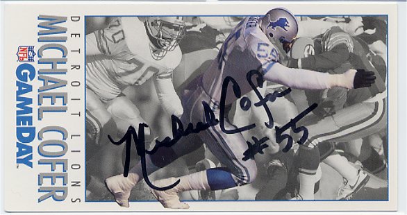 Mike Cofer - Detroit Lions