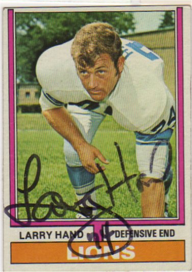 Larry Hand - Detroit Lions