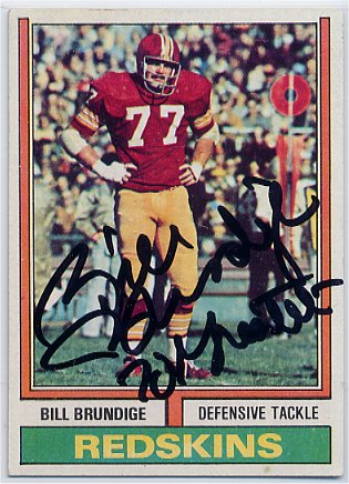 Bill Brundige - Washington Redskins
