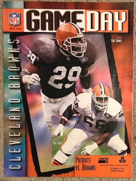 Patriots vs Browns - 9/3/1995