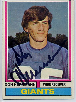 Don Herrmann - New York Giants