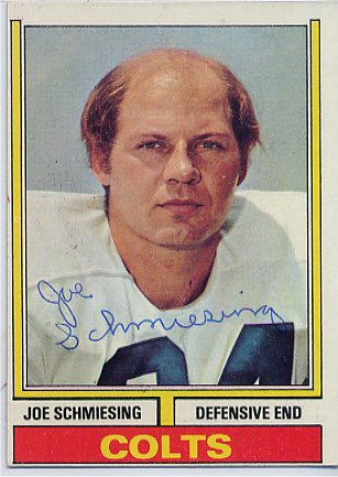 Joe Schmiesing - Baltimore Colts