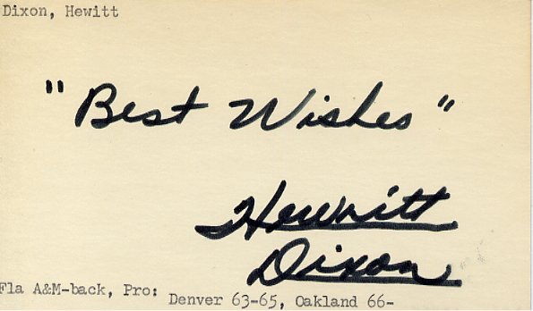 Hewitt Dixon - Denver Broncos