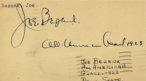 Joe Bezenk - Penn State Nittany Lions