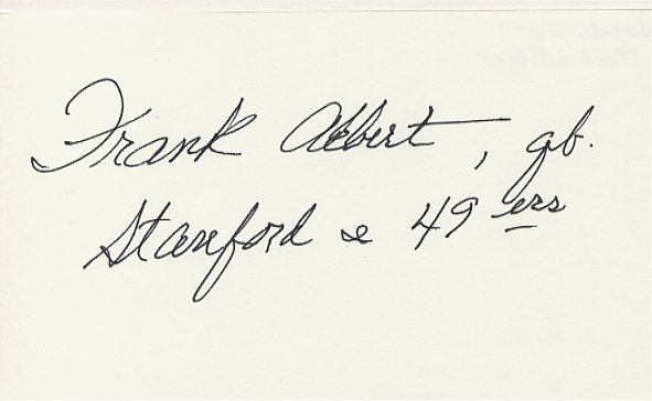 Frankie Albert