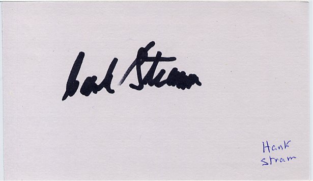 Hank Stram HOF - Kansas City Chiefs