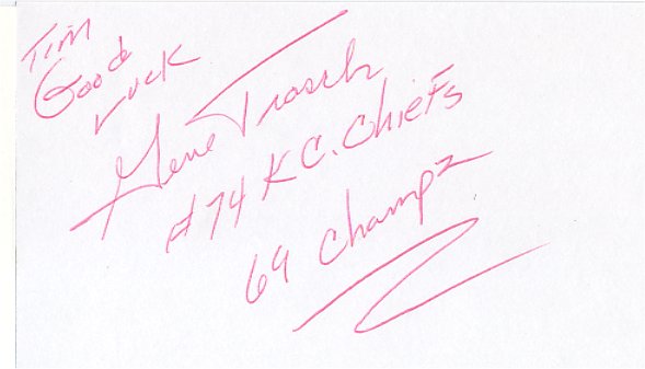 Gene Trosch - Kansas City Chiefs