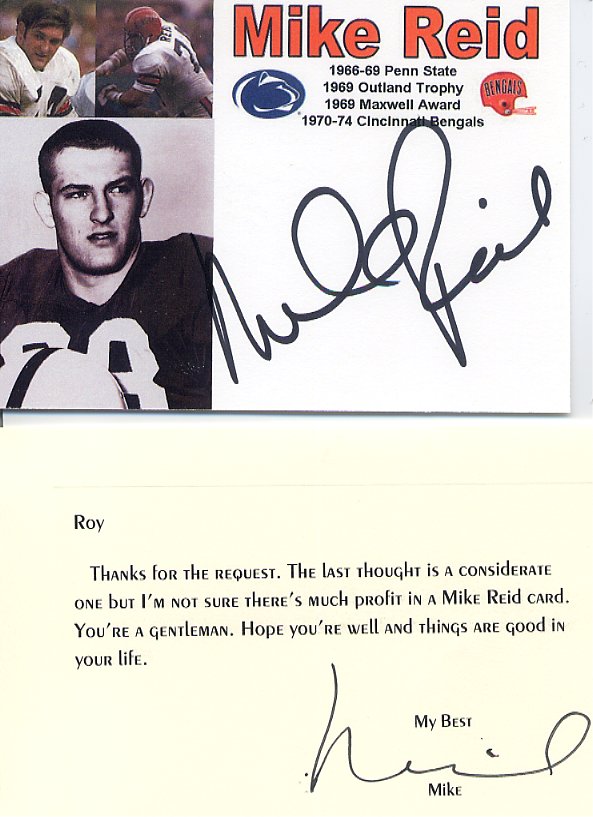 Mike Reid - Cincinnati Bengals