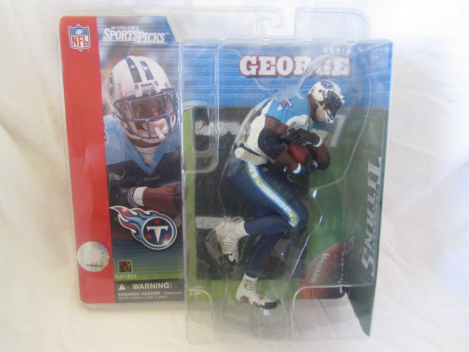 Eddie George White Variant - Tennessee Titans