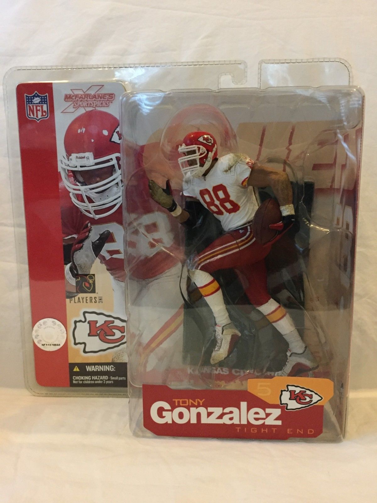Tony Gonzalez White Variant - Kansas City Chiefs