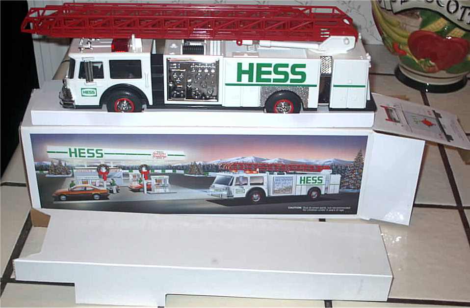 White Fire Truck - Hess