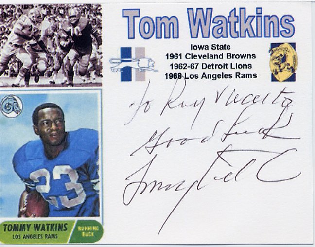 Tom Watkins - Detroit Lions