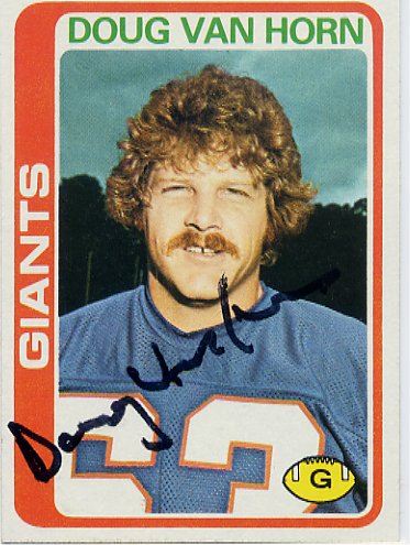 Doug Van Horn - New York Giants