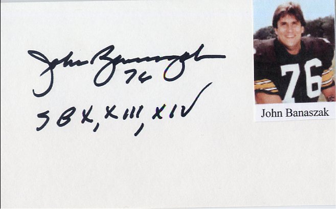 John Banaszak - Pittsburgh Steelers