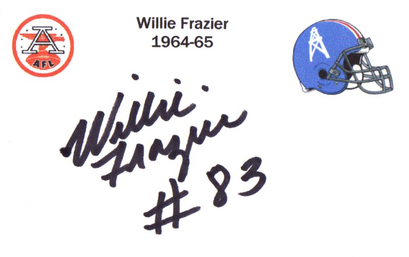 Willie Frazier - Houston Oilers