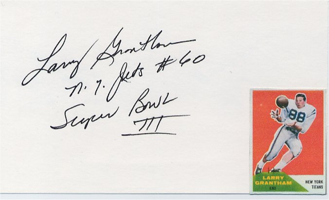 Larry Grantham - New York Titans
