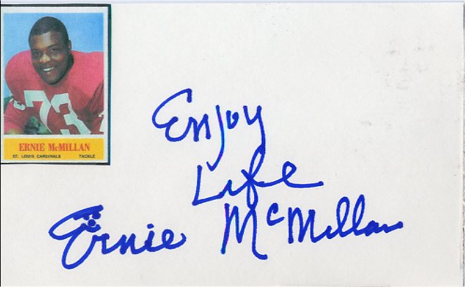 Ernie McMillan - St Louis Cardinals