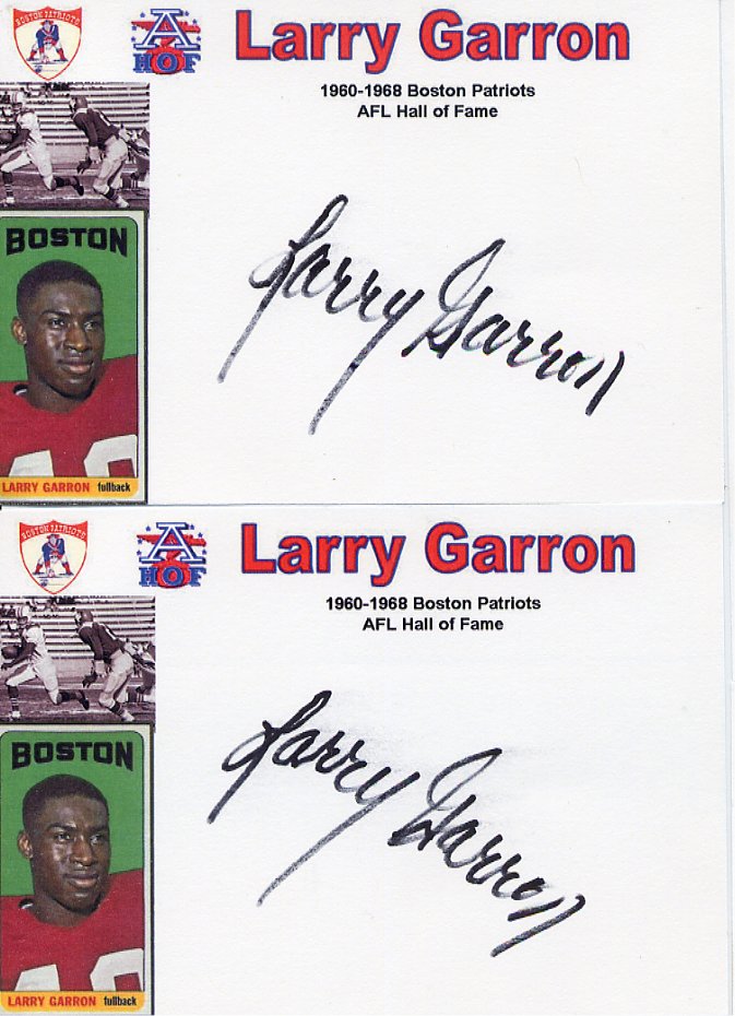 Larry Garron - Boston Patriots