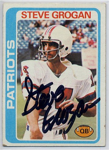 Steve Grogan - New England Patriots